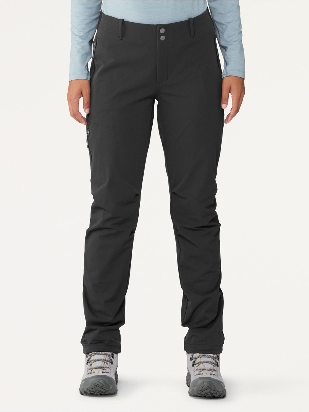 REI Co-op Activator Gray Soft Shell Hiking Pants Stretch Women’s Size 2XL